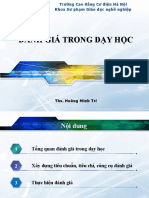 BG Đánh giá dạy học