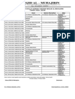 Jadwal Teraweh