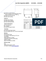 Metallized Polypropylene Film Capacitors (MKP) in Plastic Case B 32 652 B 32 656