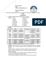 Kata Soal Bab III dan IV