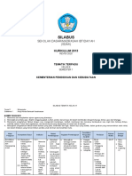 Silabus Kelas 6 Tema 5 - 9 Komponen