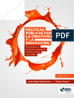 PolÃ_ticas pÂ·blicas para la creatividad y la innovaciÂ¾n_Benavente y Grazzi