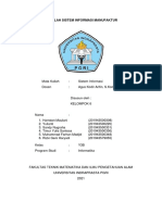 Makalah Sistem Informasi Manufaktur