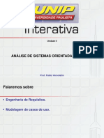 Analise de Sistemas de Objeto Slides de Aula - Unidade II