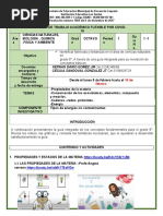 Guía Ciencias Naturales Octavo 1.1