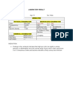 Laboratory Result: Pus Cells: 6-11 /HPF