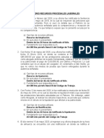 Recursos Procesales Laborales