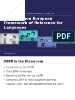 CEFR in The Classroom - TEFLIN - Redmond, Spiby and Westbrook