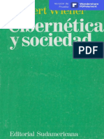 397927012 Wiener Norbert Cibernetica y Sociedad PDF