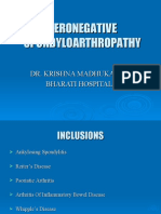 Seronegetive Spondyloarthropathy