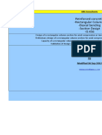 (P0) R C Columns-Rectangular-Biaxial Bending-Section design-IS456