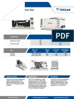 TJ631DW5C: 50 HZ Diesel Generator Sets