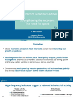 OECD Interim Economic Outlook Strengthening The Recovery: The Need For Speed