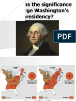 George Washington's Presidency Strengthened Federal Government