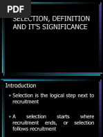 Download RECRUITMENT Vs SELECTION- DEFINITION by Debosmita Bhattacharjee SN50338571 doc pdf