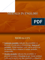 Modals in English