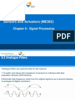 Sensors and Actuators (ME362) : Chapter 6: Signal Processing
