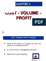 Cost-Volume Profite
