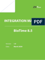 BioTime 8.5 Integration Manual