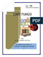 Limit Fungsi Semua X Bilangan Real Kecuali X 2