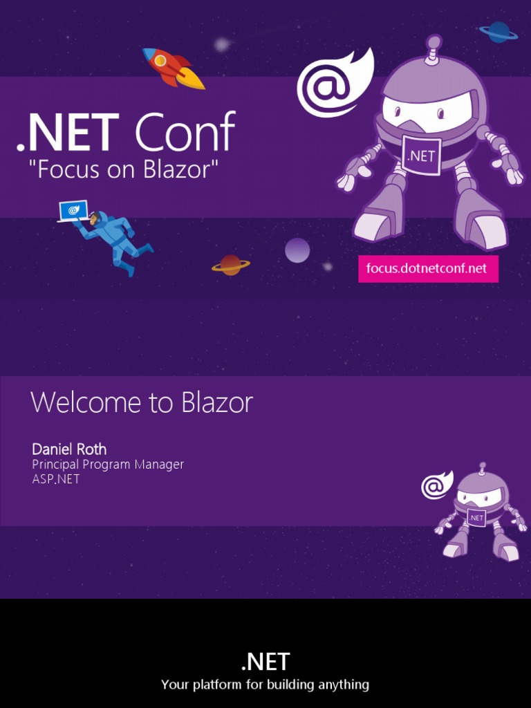 Roth Welcome To Blazor | PDF | Web Application | Microsoft Visual Studio