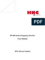 HV450 Series Frequency Inverter User Manual: HNC Electric Limited