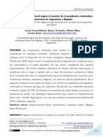 El Comportamiento Fiscal Según El Modelo de La Pendiente Resbaladiza en Muestras de Argentina y España Por Tanos-robein, Saavedra, Mola, Reyna 2020