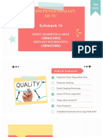 Sistem Pengendalian Mutu - Restu Marietha & Riznaky R - BKT5A