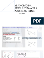 Balancing PK Properties Indinavir & Pyrazole Amidine: Case Study