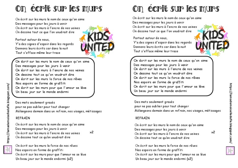 souffrir Semis fente on ecrit sur les murs paroles a imprimer Mâchoire