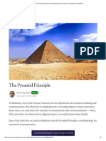 The Pyramid Principle - by Ameet Ranadive - Lessons From McKinsey - Medium