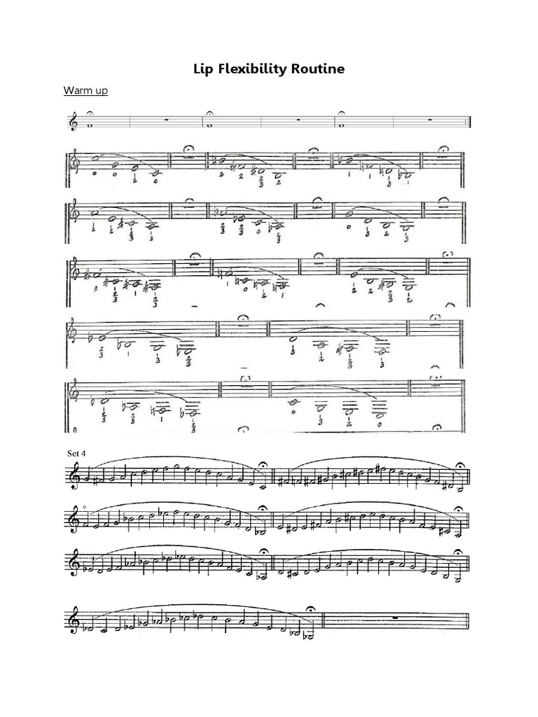 Lip Flexibility Routine