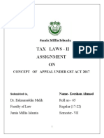 Tax Law Assignment