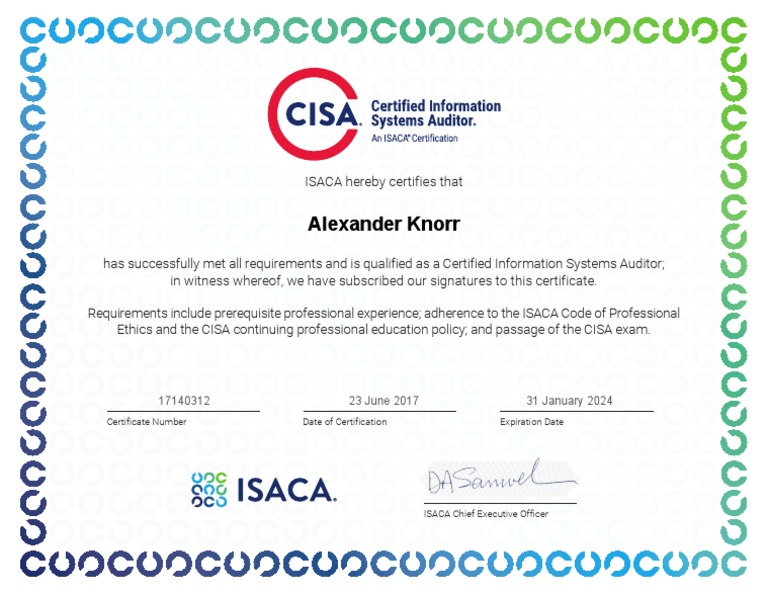 CISA Fragen Beantworten