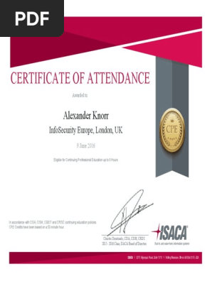 cpe cert