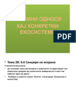 ВЗАЕМНИ ОДНОСИ КАЈ КОНКРЕТНИ ЕКОСИСТЕМИ