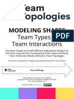 Modeling Shapes: Team Types & Team Interactions