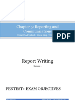 Chapter 5: Reporting and Communications: Comptia Pentest+ Exam Prep (Pt0-001)