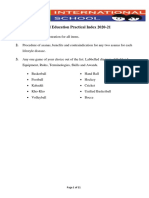 Physical Education Practical File 