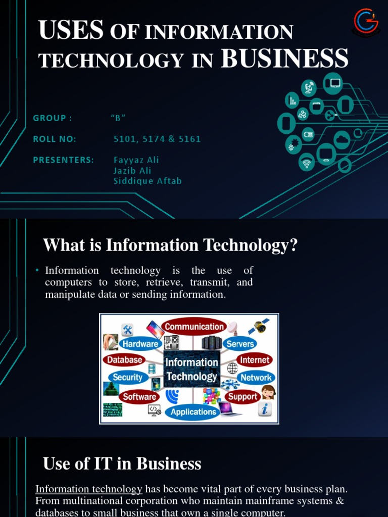 Uses of Information Technology in Business | PDF | Online Shopping ...