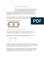 Three-phase Transformer Circuits Explained