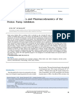 Pharmacokinetics and Pharmacodynamics of The Proton Pump Inhibitors