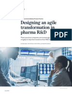 Designing An Agile Transformation in Pharma R&D