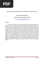 Download How Consciousness-Raising Method Influences Writing Ability by Enjoy Myself SN50340419 doc pdf