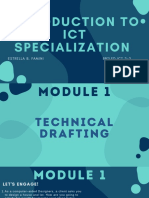 Introduction To ICT Specialization: Estrella B. Famini Bbtled Ict 2-2