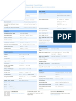 PHP Cheat Sheet 1