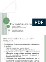 Activity Based Costing