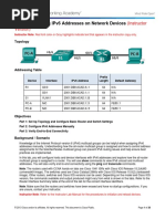 7.2.5.5 Lab - Configuring IPv6 Addresses on Network Devices - ILM