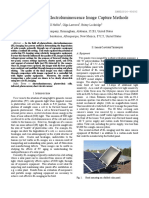 Comparison of Electroluminescence Image Capture Methods