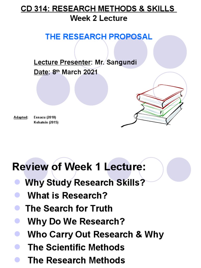 Research Proposal Essentials Guide | PDF | Hypothesis | Scientific Method